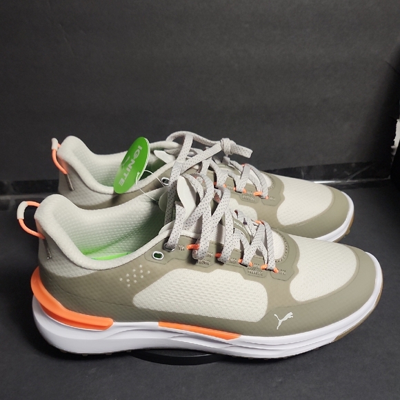 Puma Ignite Cream and Tan Sneakers - Picture 4 of 10